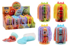 Crazy hair - Monster putty in display, 4 assorted