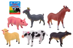 Animal World farm animals, soft, 20-28 cm. 6 ass.