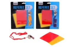 Sports Active set de jeu d arbitre avec sifflet, 3 assortis