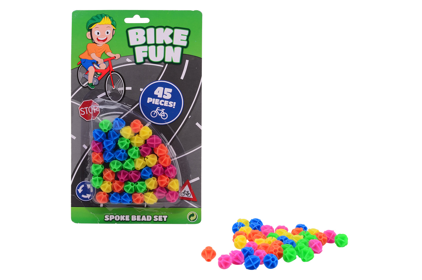 Bike Fun 45 Fahrradspeichen-Perlen