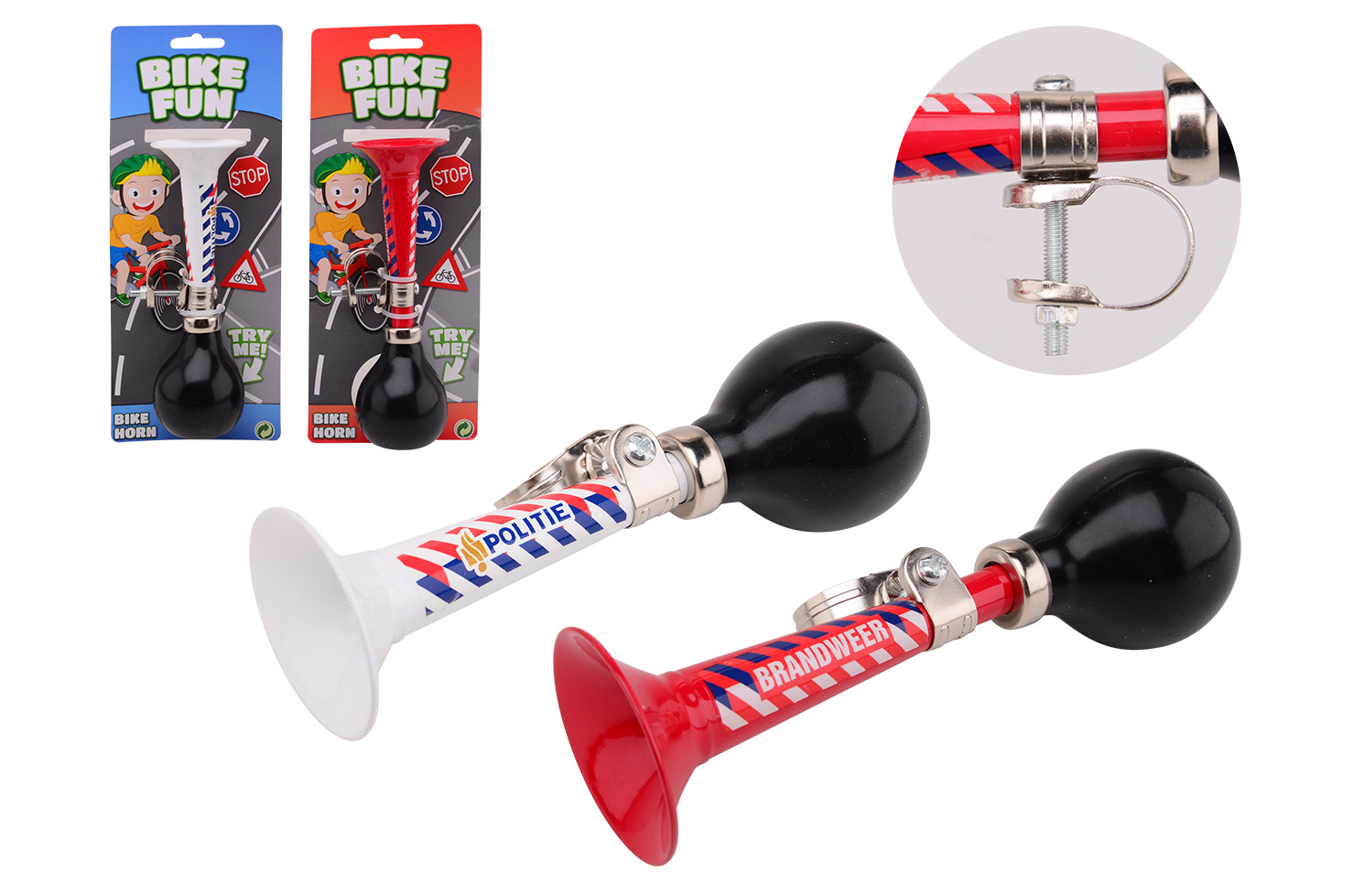 Bike Fun metal bikehorn fire / police