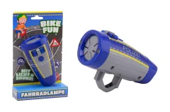 Bike Fun fietslamp politie met geluid, DUITS