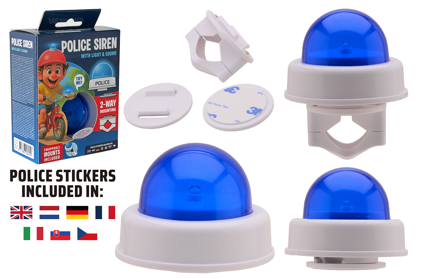 Bike Fun policesiren deluxe