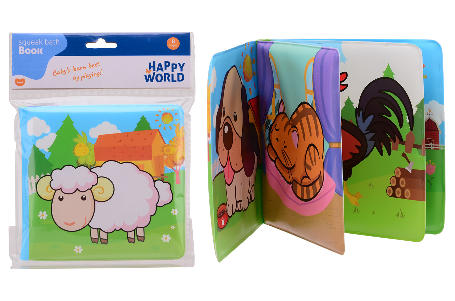 Happy World livret de bain ferme