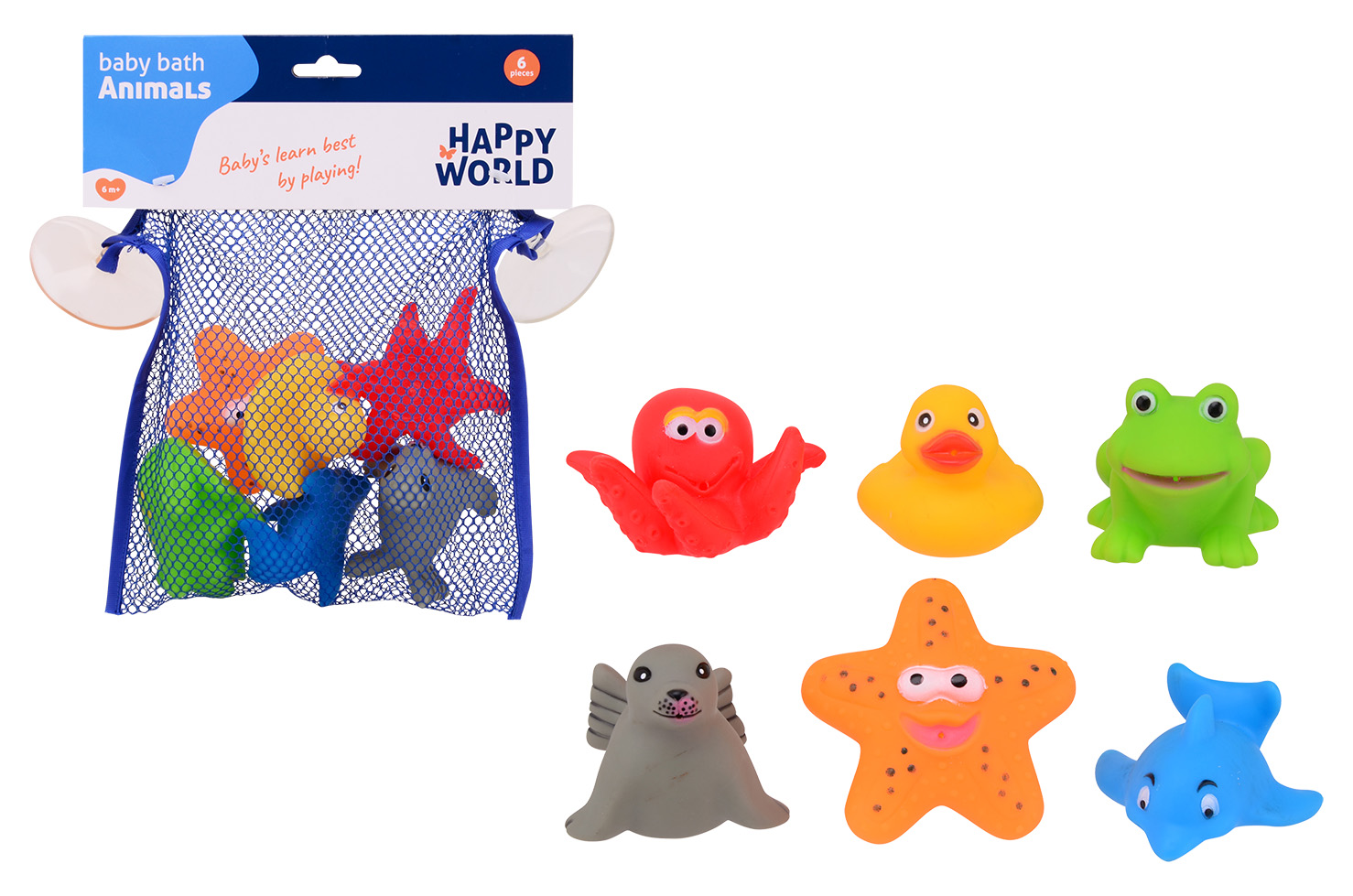 Happy World 6 bathtoys