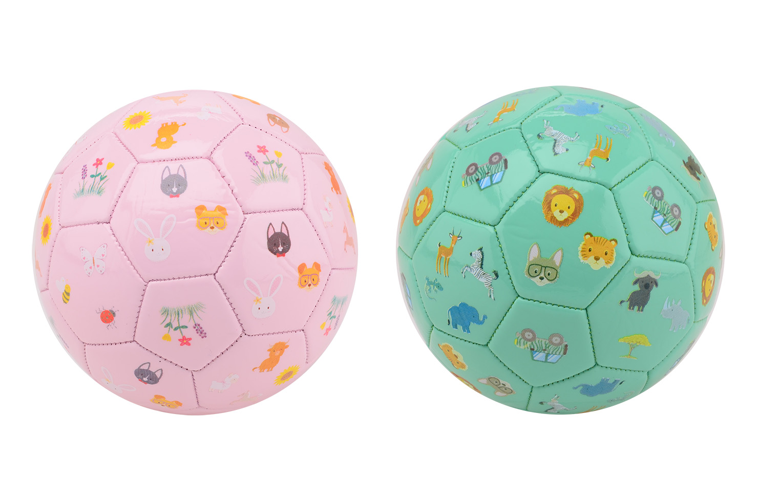 Happy World imitation leather toy ball, 2 assorted