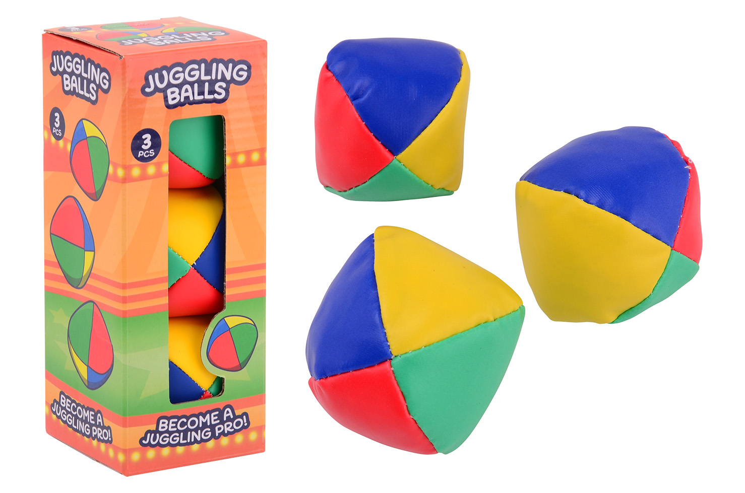 Juggling balls 3 pieces in box