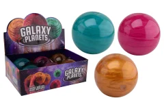 Planet glitterball 10cm, 3 assorted