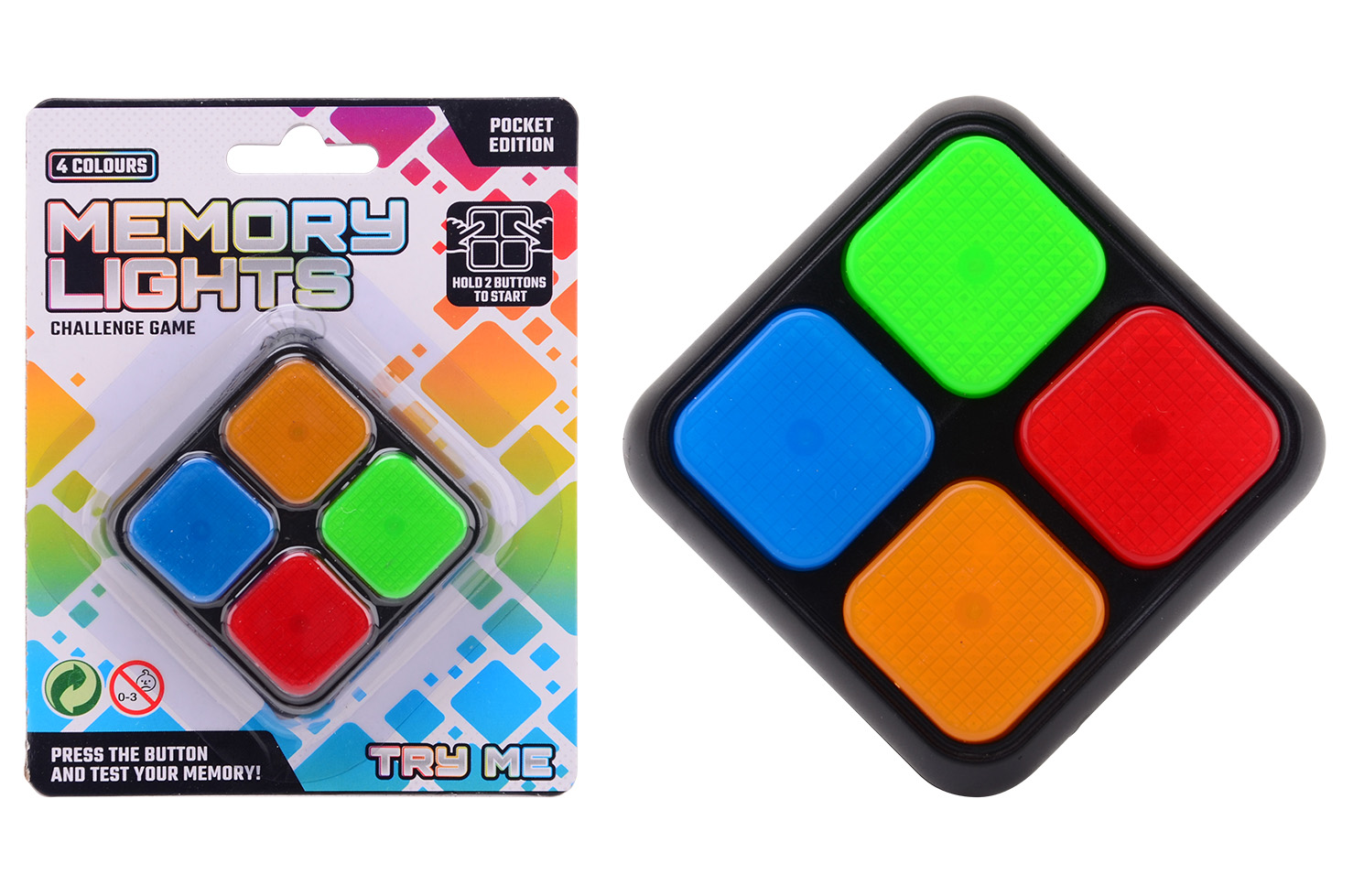 Memory Lights pocket edition, with light and sound