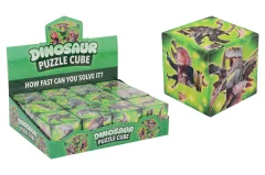 Dinosaur puzzle cube in display