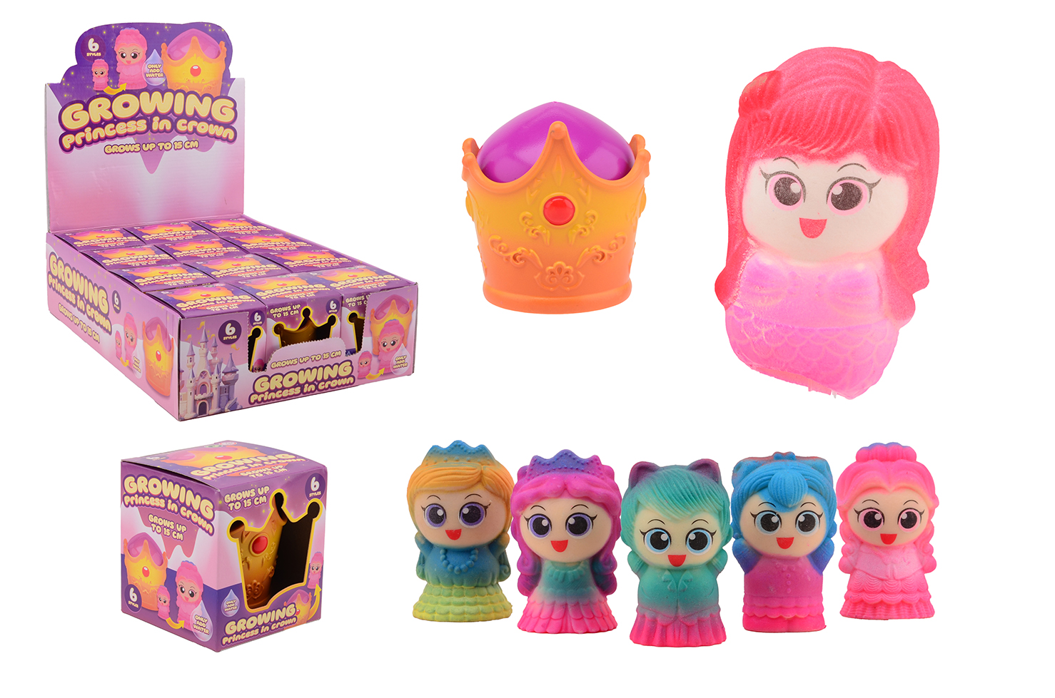 Princesse grandissante en couronne