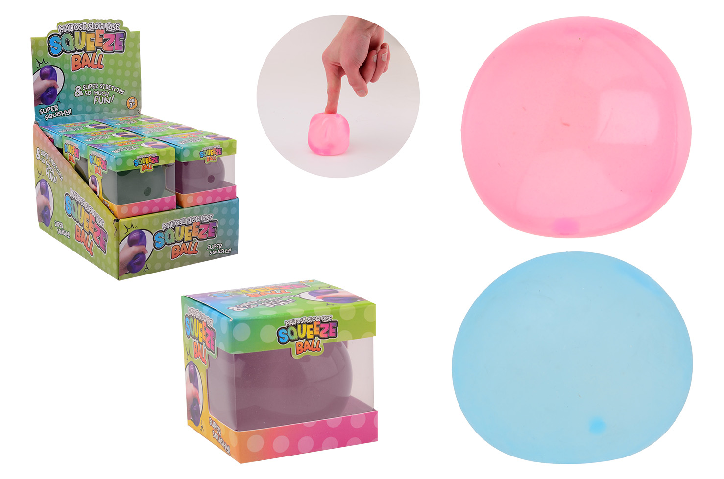 Maltose squeeze ball in display