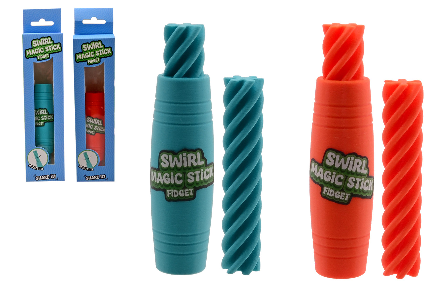 Twist Swirl - Magic stick, 3 assorted