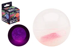Glow in the dark bouncy ball in box, 6 assorted