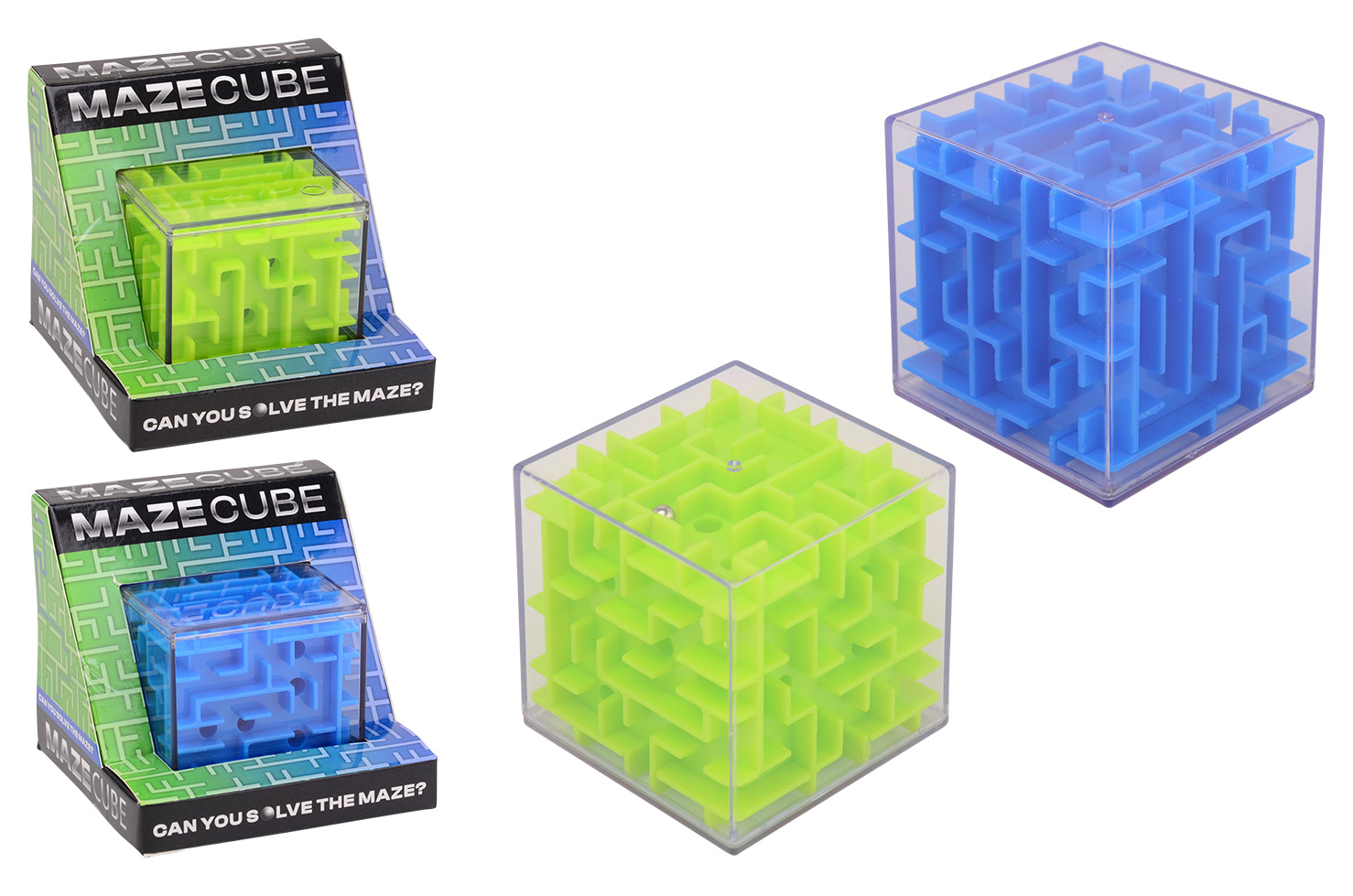Exercise your mind maze cube 2 assorted