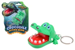 Crocodile bites game on card