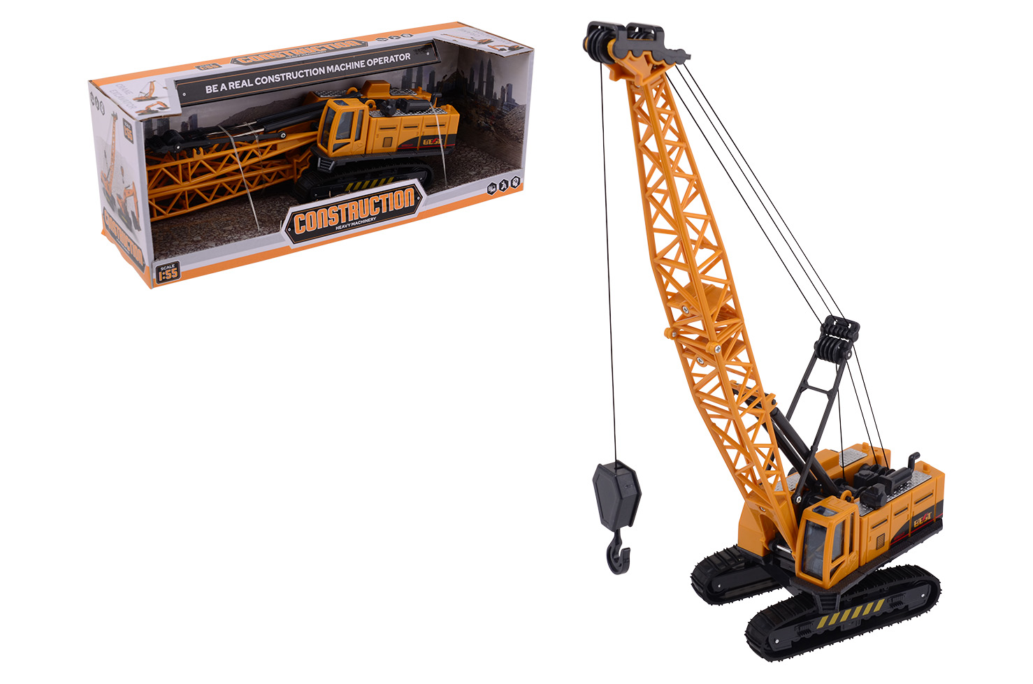 Baumaschine in opentouch Karton, Kran