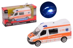 Super Cars Ambulance met licht en geluid, DUITSE VERSIE 1:43