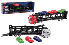 Super Cars Die-cast Autotransporter mit 3 Auto s, 2-farben