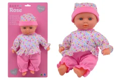 Baby Rose Baby doll with 8 different sounds ± 30 cm.