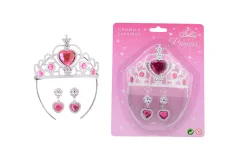 Princess Secret crown and earrings on card