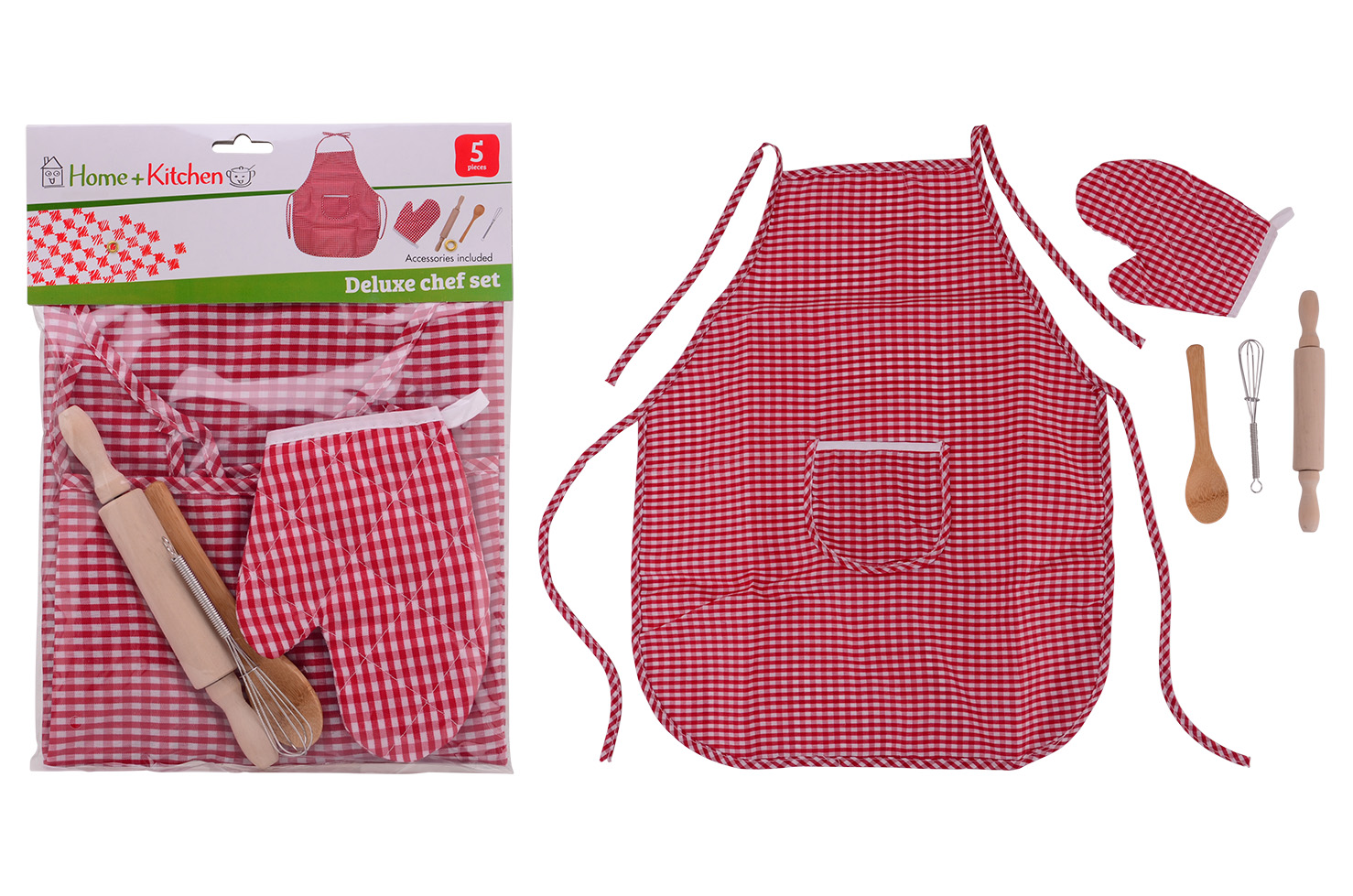 Home and Kitchen chef playset deluxe 5 pieces