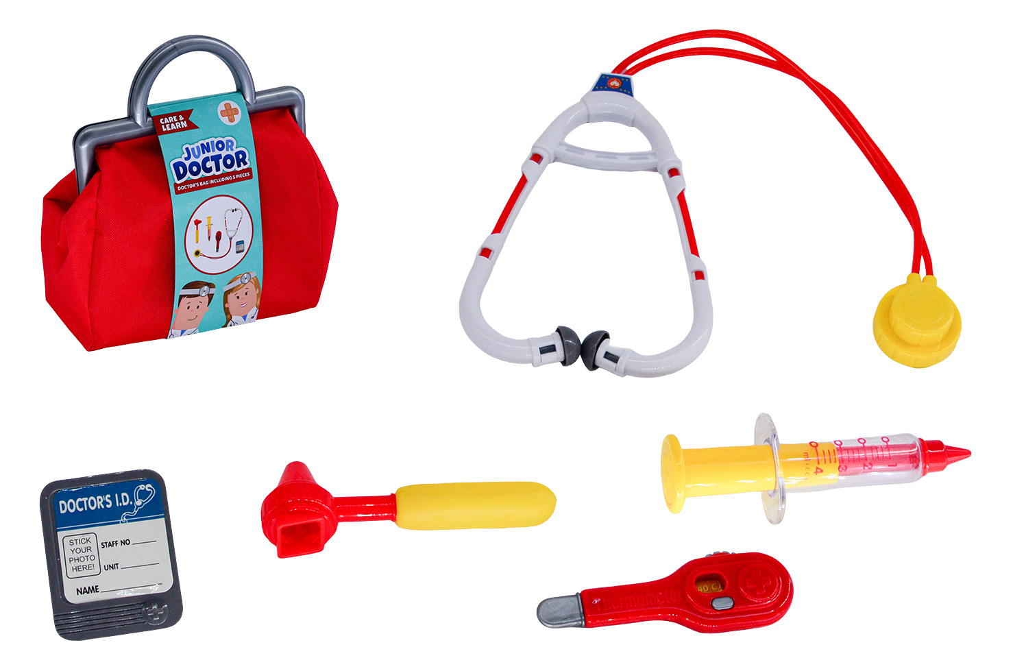 Doctor case with accessories 6 pieces
