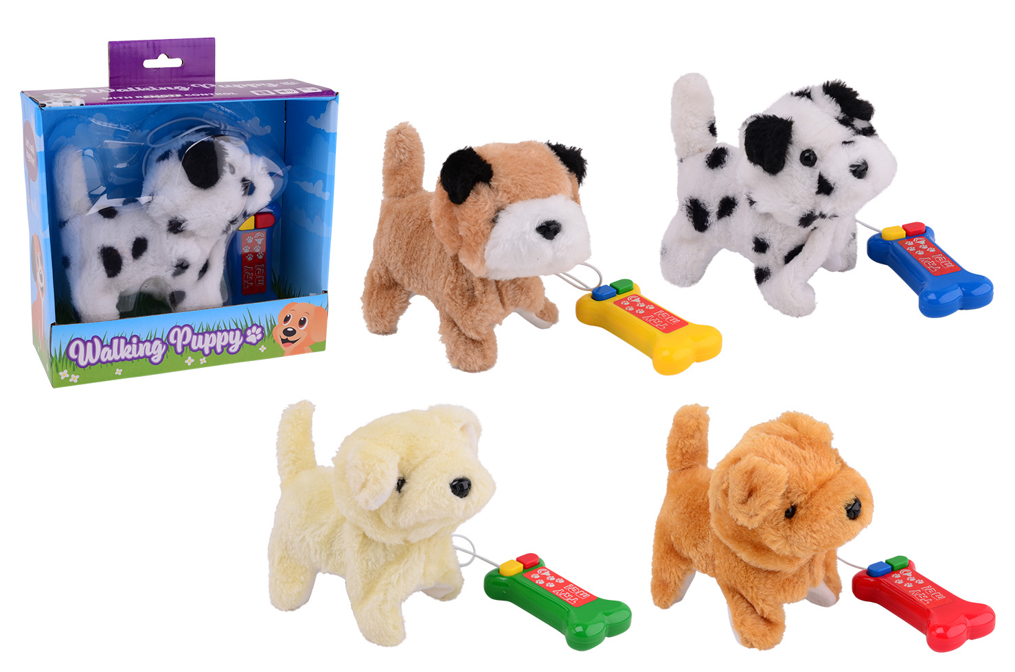 Walking puppy 4 assorted