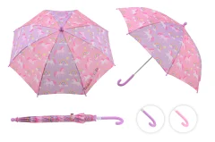Parapluie fille licorne et arc-en-ciel