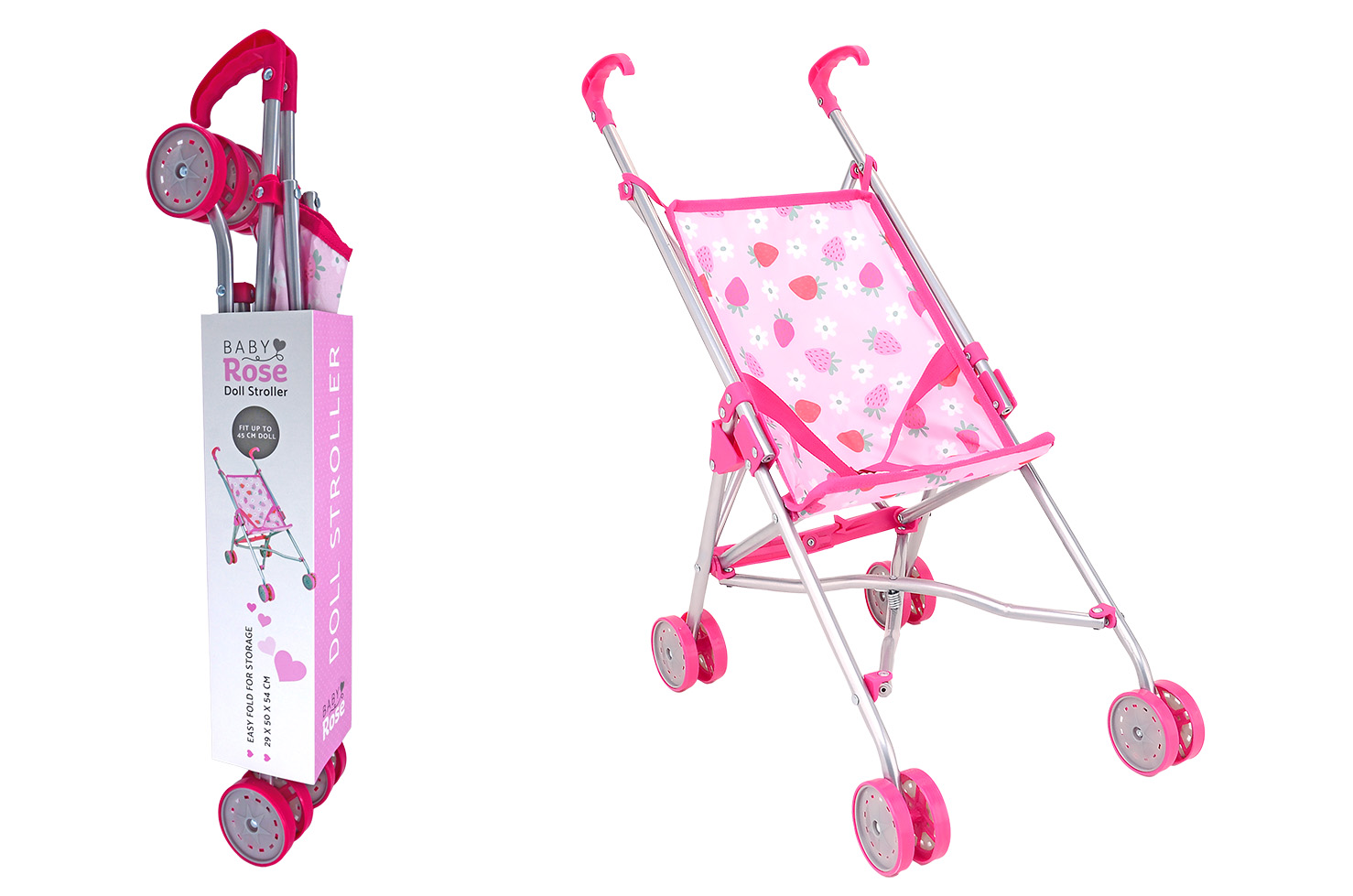 Baby Rose Doll stroller
