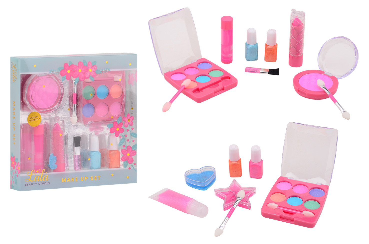 LaLa - Coffret maquillage en coffret PVC, 2 assortis