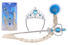 Ice princess hair clip with accessories on card