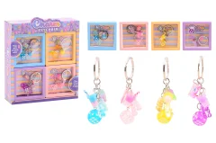 Fabulous mini charms keychain, 4 assorted