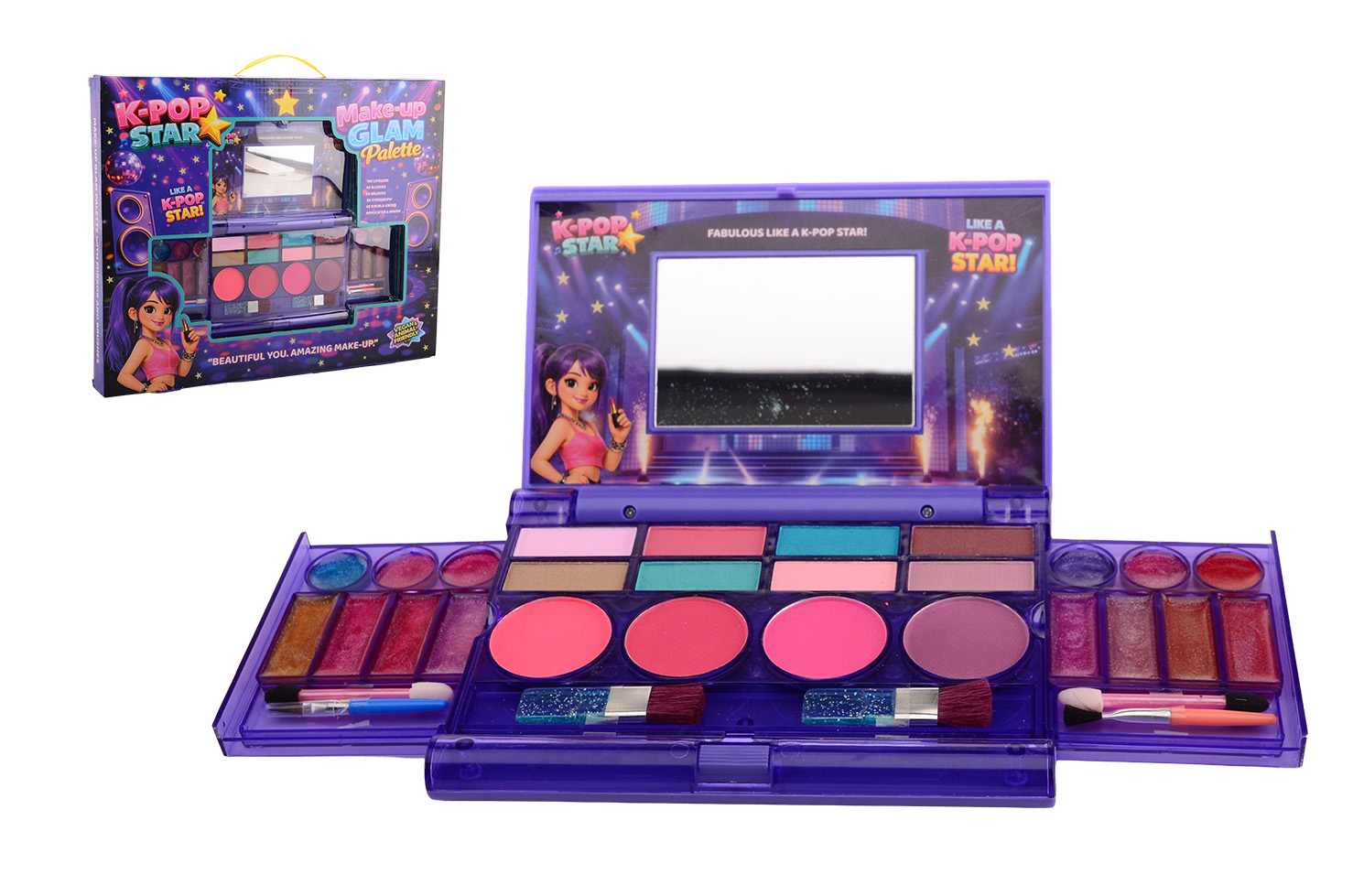 Become a K-pop star - Make-up set Deluxe in windowbox