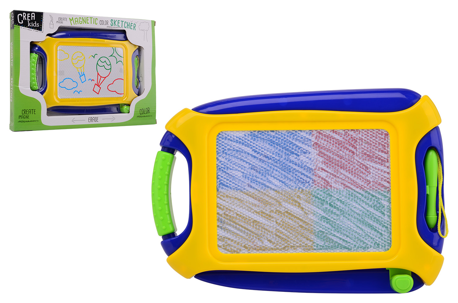 Crea Kids magnetic color drawingboard 28x20 cm