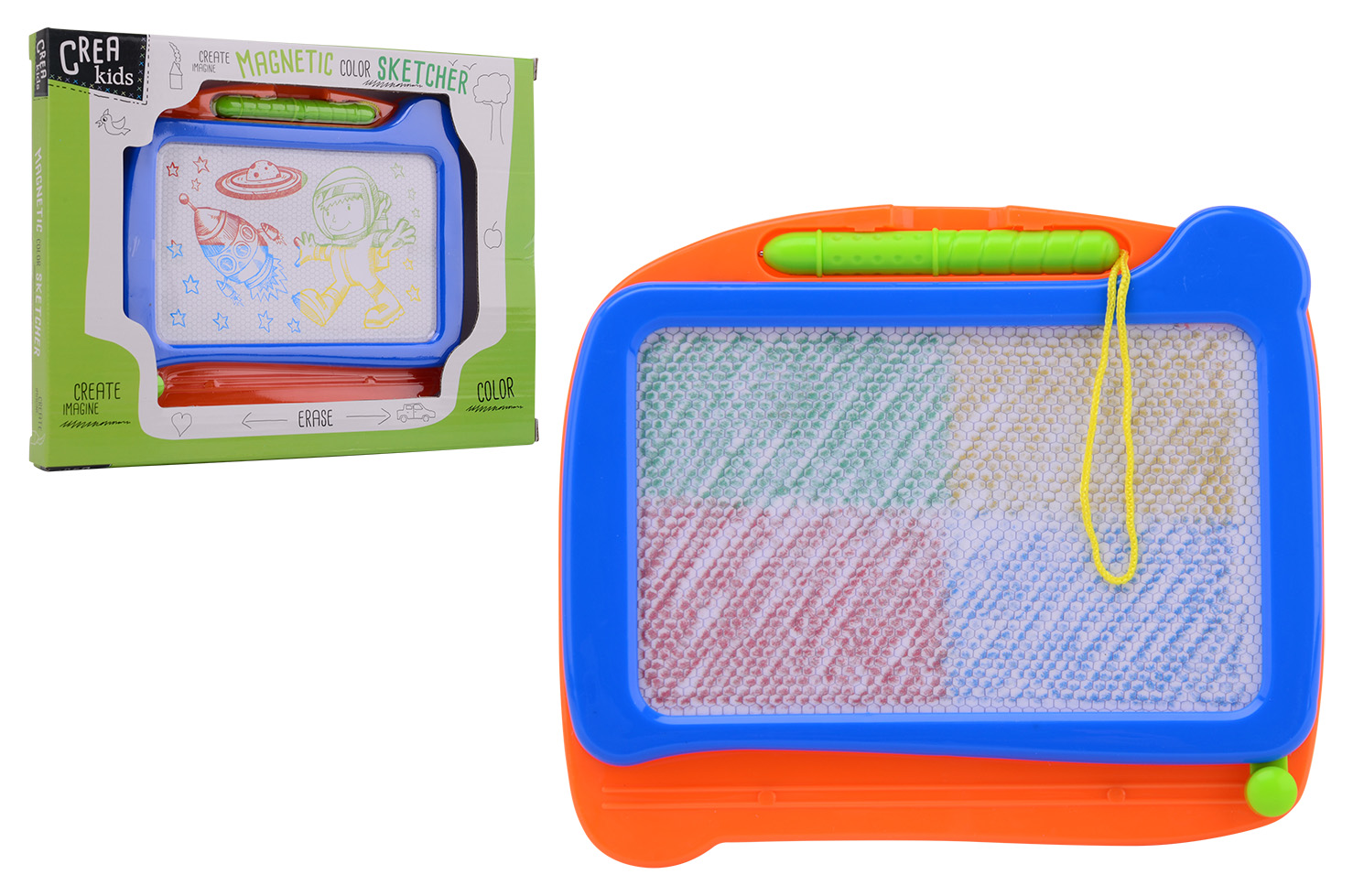 Crea Kids magnetic color drawingboard 19x17 cm