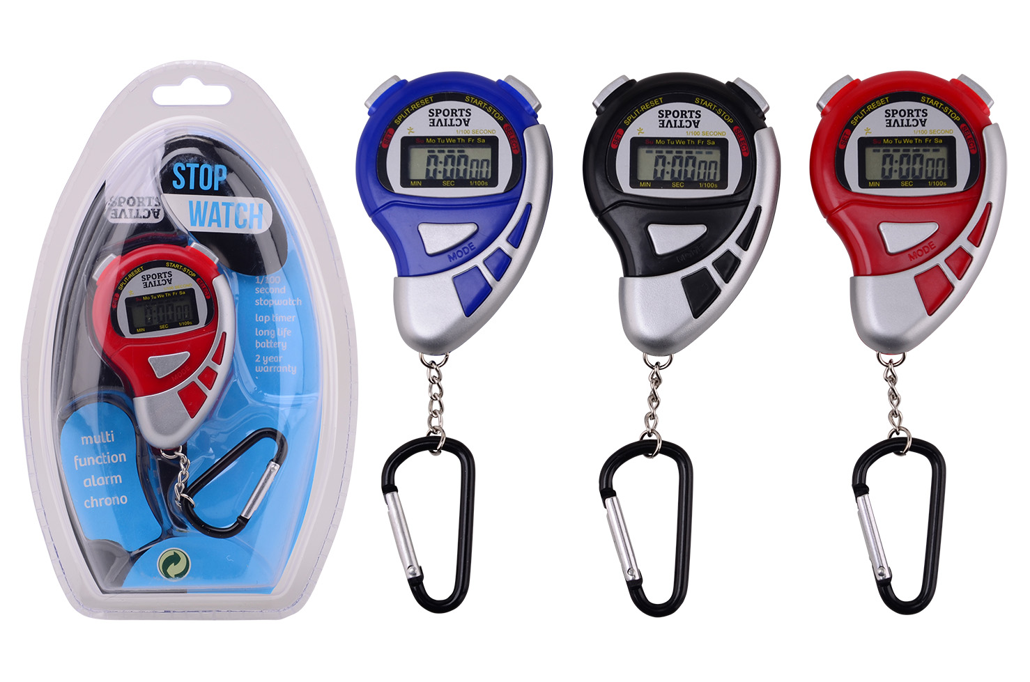 Sports Active Stopwatch with alarm
