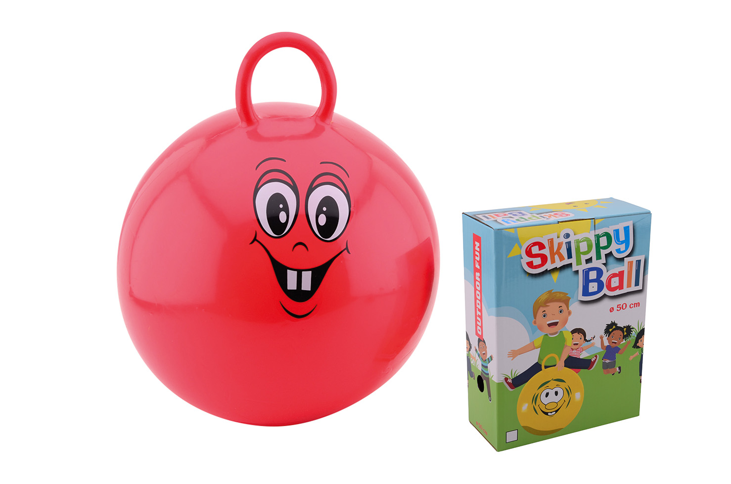 Outdoor Fun skippybal 50 cm. 2 assorted