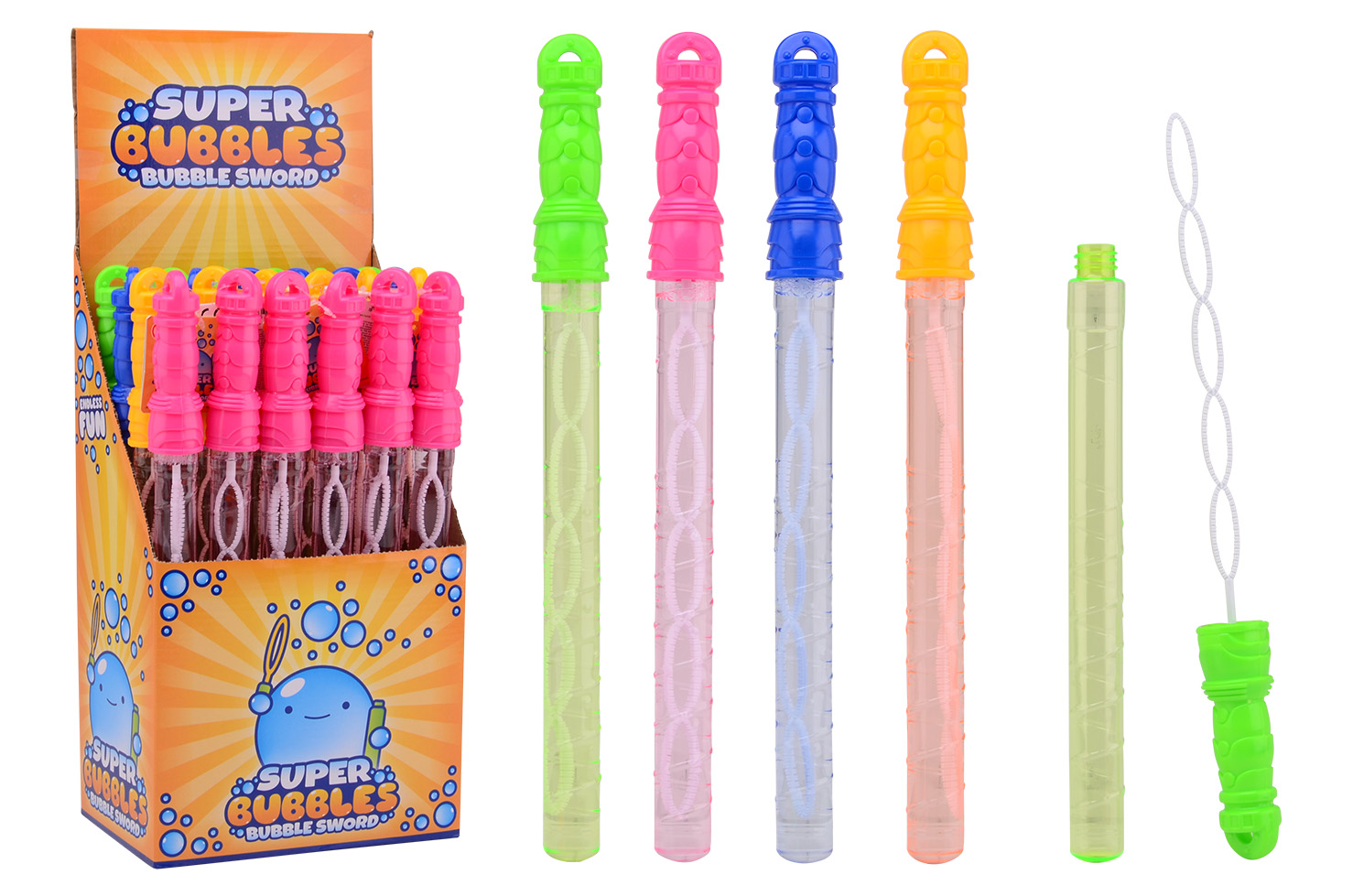 Bellenblaaszwaard in display 125ml