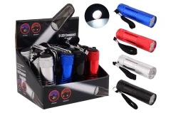 Flaslight 9 LED including batteries