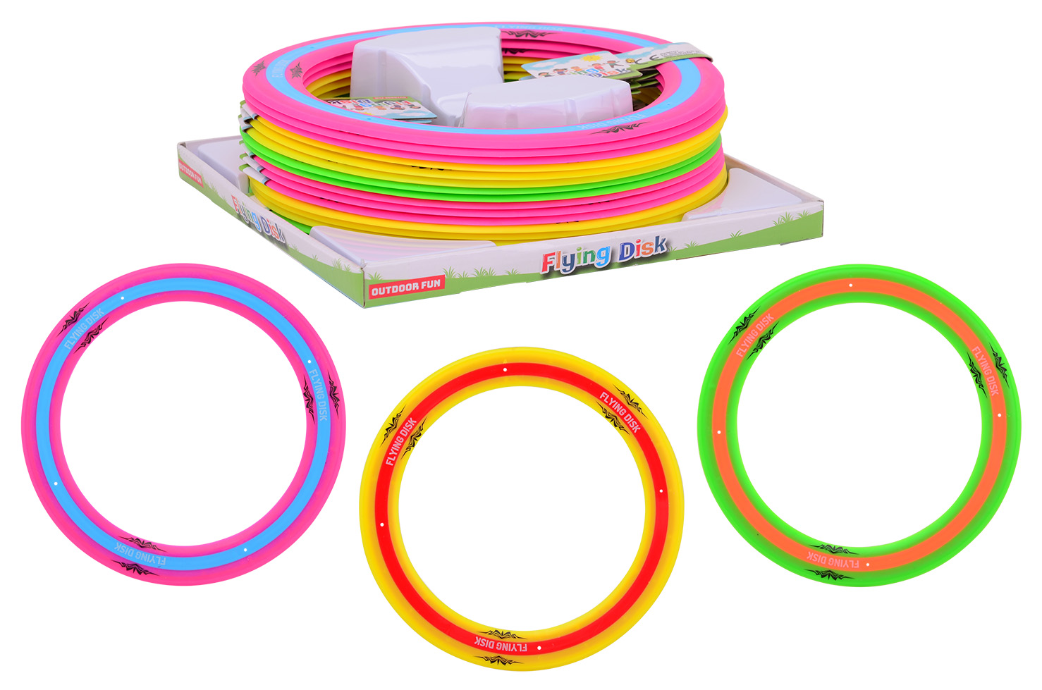 Outdoor Fun frisbee 3 assorted