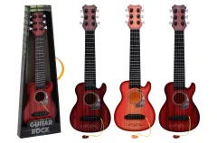 Guitar 45cm with 6 metal strings, 3 assorted