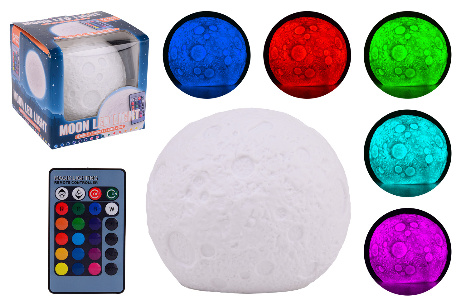 Moonlamp with remote control