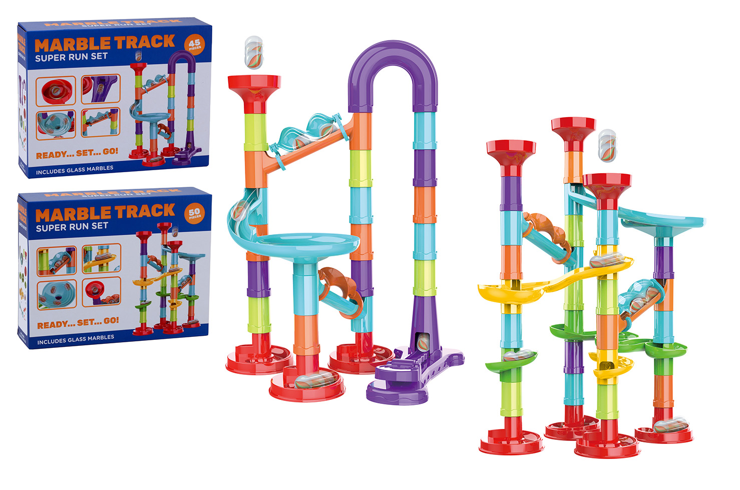 Marble track in box 2 assorted