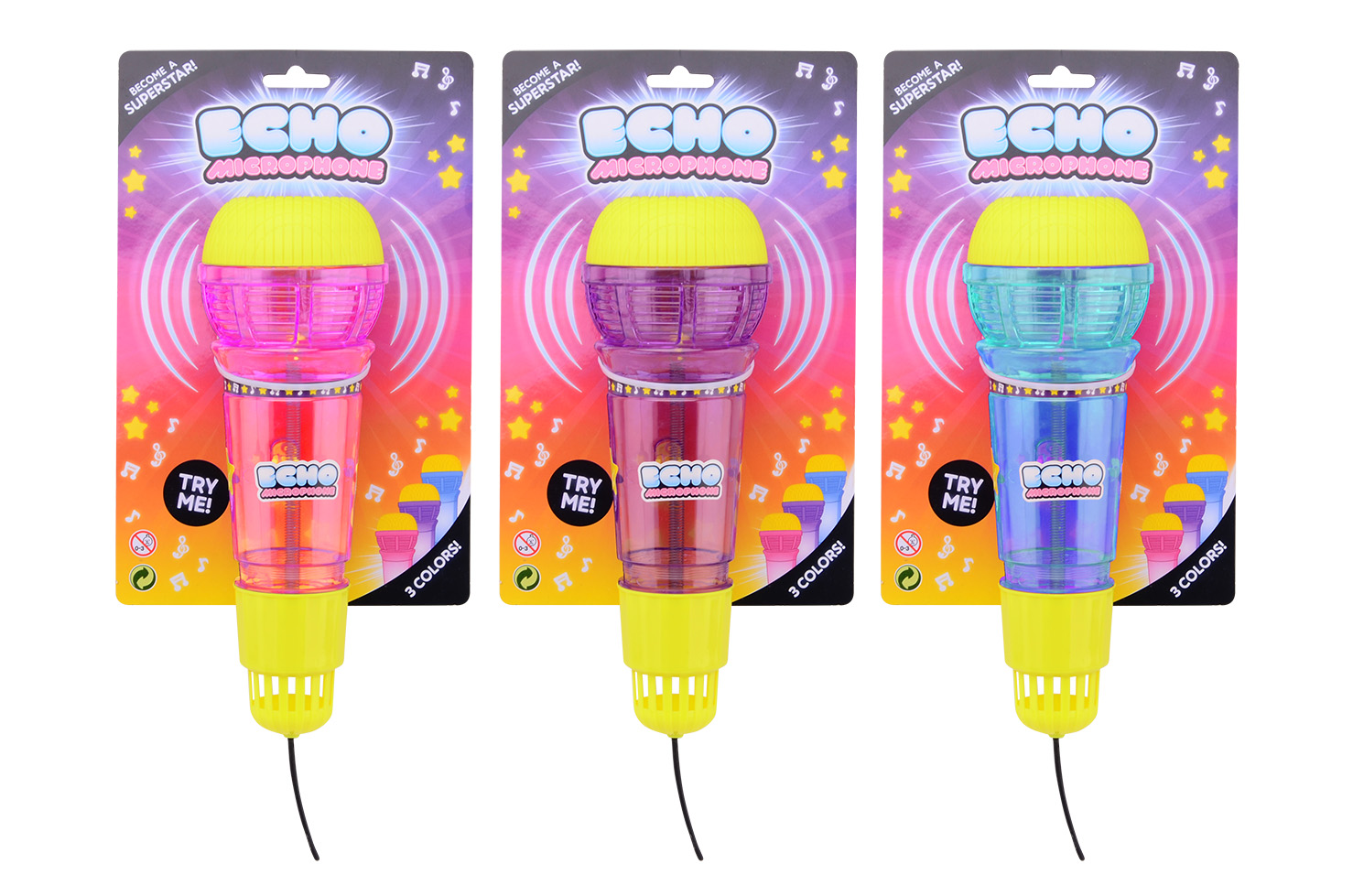 Echo microphone on card