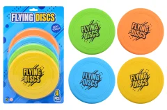 Frisbees on card, 4 pieces
