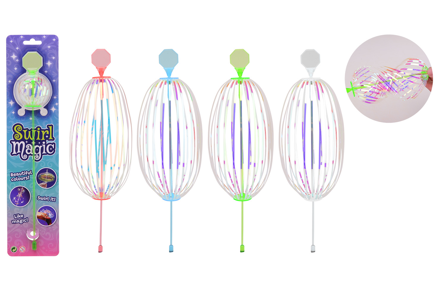 Sparkling en twisting wand
