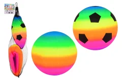 Zwei Regenbogenbälle im Netz, Größe 3