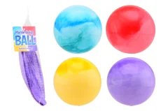 Marble print playball 85 grams, 4 assorted