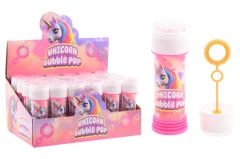 Aqua Fun Einhorn Seifenblasen mit Spiel im Display 50ml